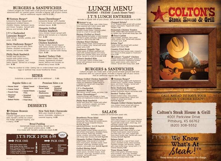 Colton's Steakhouse & Grill - Pittsburg, KS