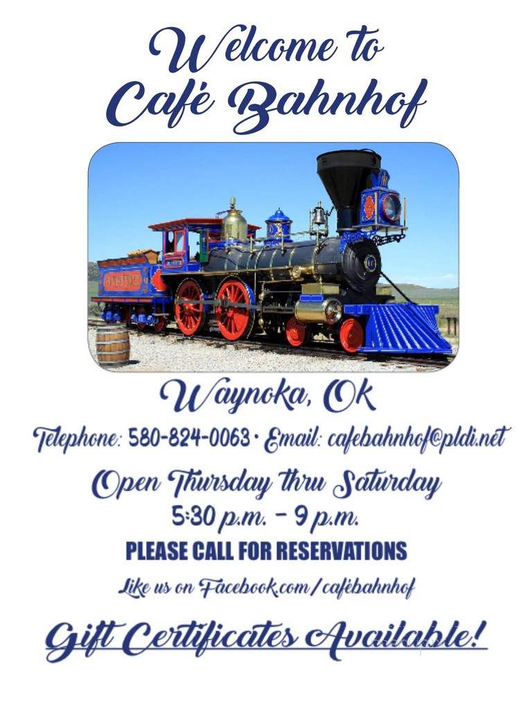 Cafe' Bahnhof - Waynoka, OK