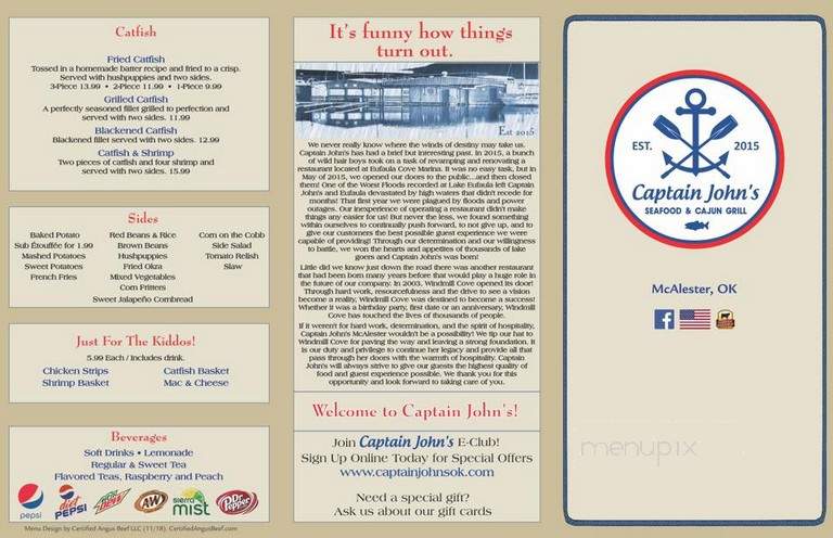 Captain John's - Eufaula, OK