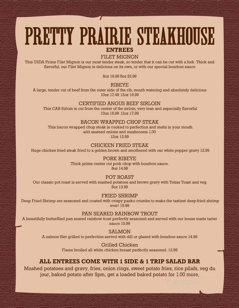 Pretty Prairie Steakhouse - Pretty Prairie, KS