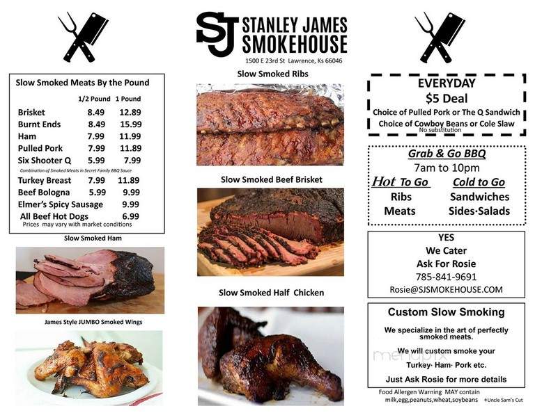 Stanley James Smokehouse - Lawrence, KS