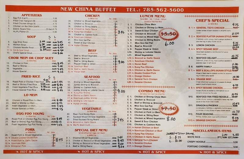 New China Buffet - Marysville, KS