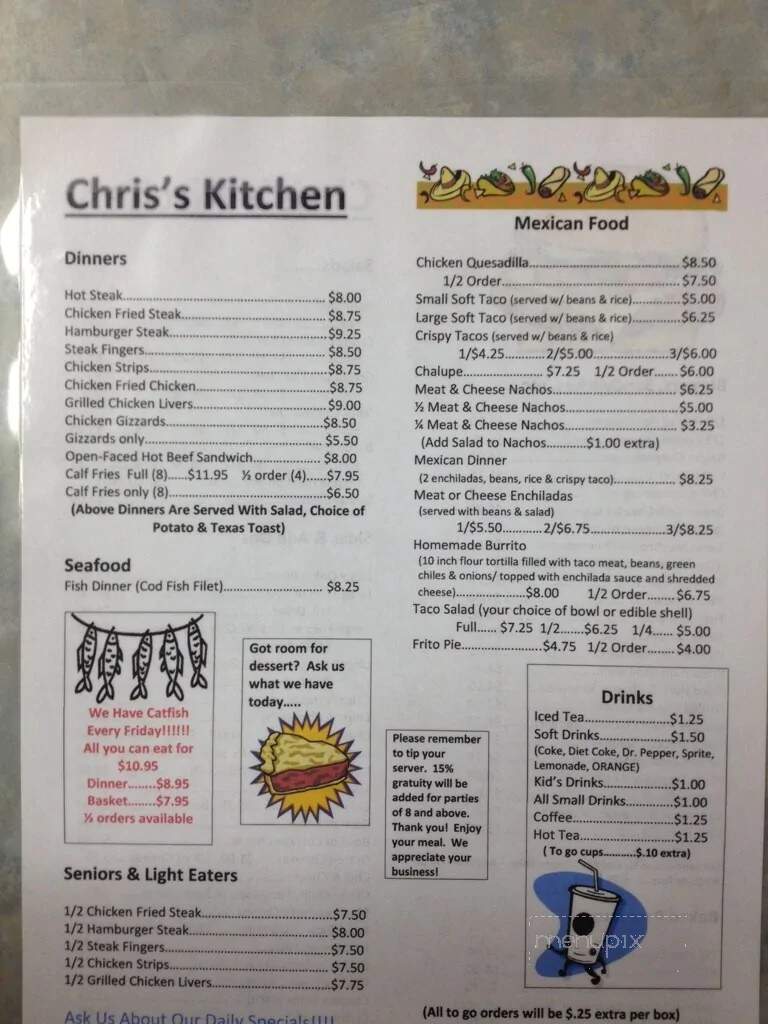 Chris's Kitchen - Fritch, TX