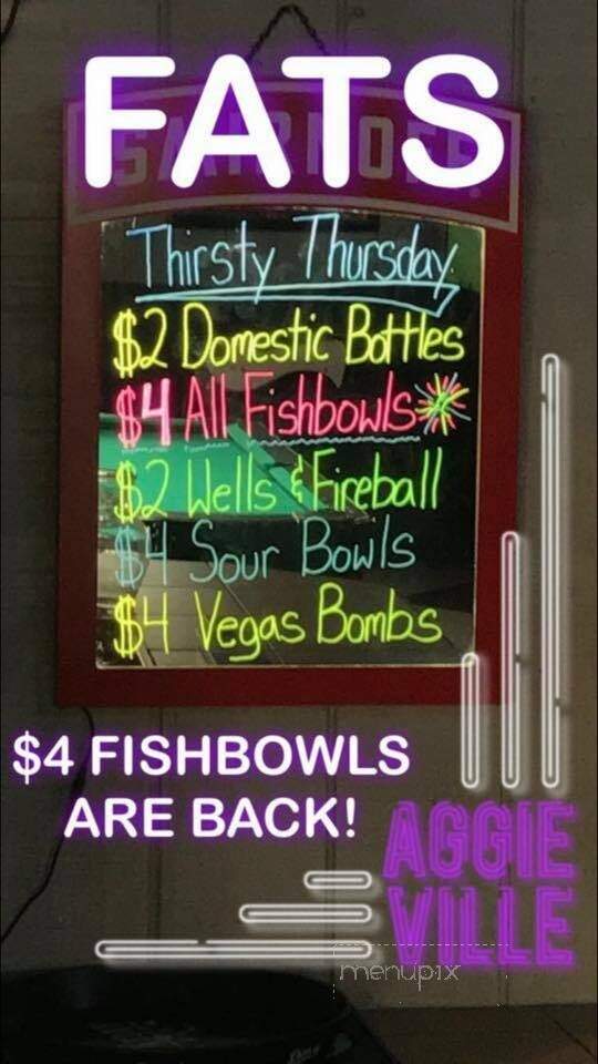 Fat's Bar & Grill - Manhattan, KS