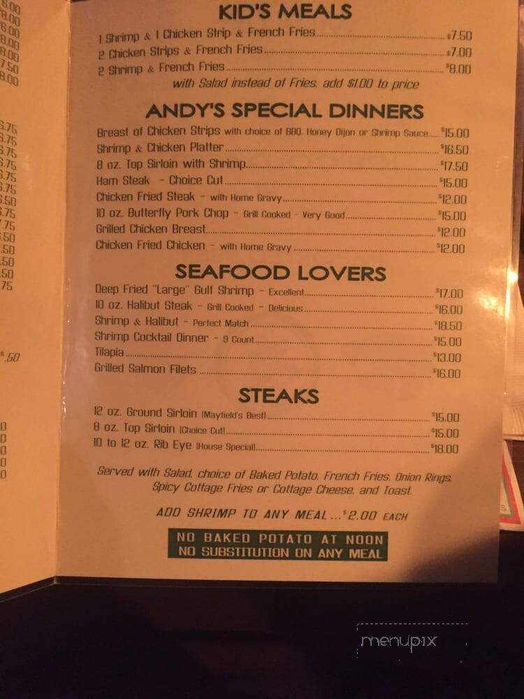 Andy's Supper Club - Wellington, KS