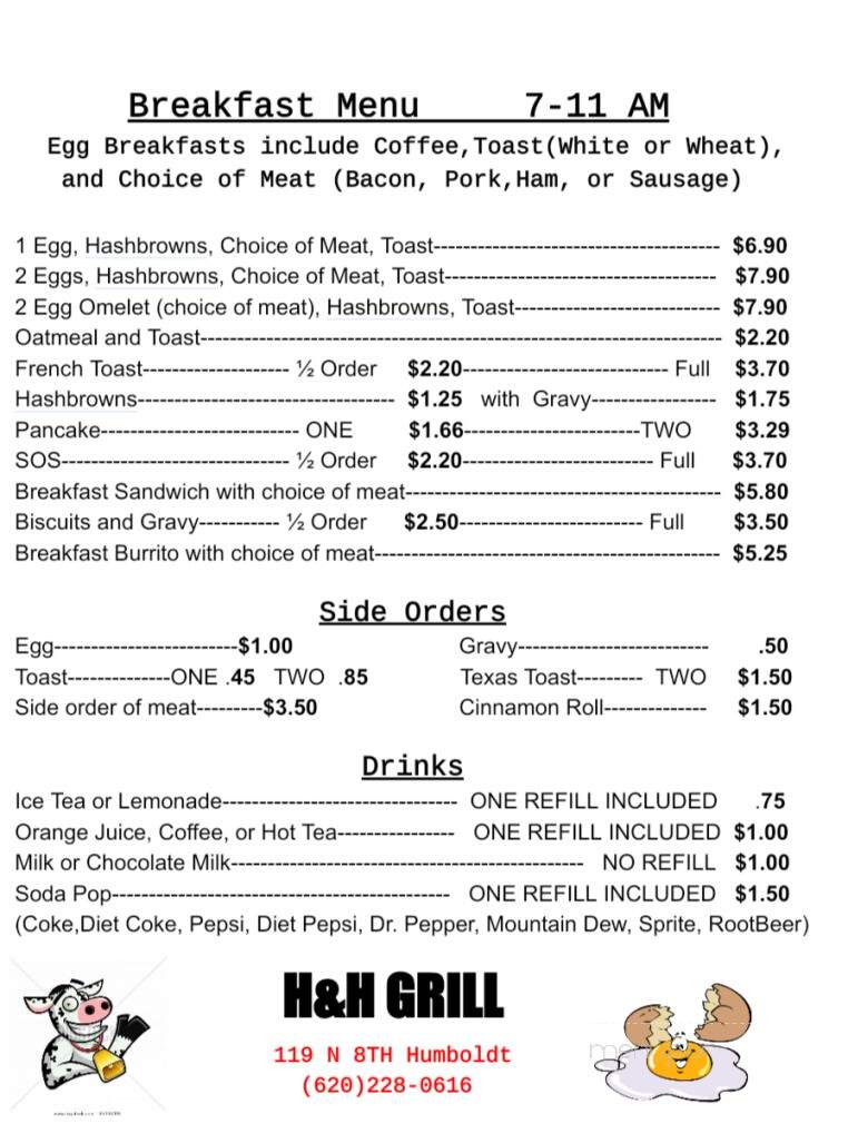 H & H Grill - Humboldt, KS