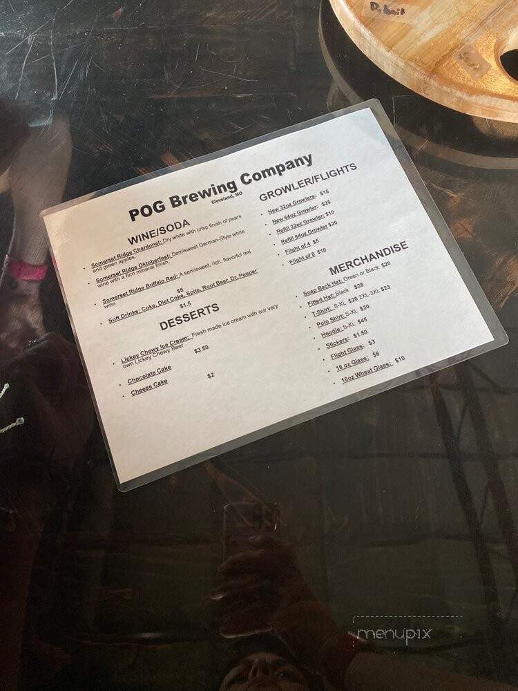 POG Brewing Company - West Line, MO