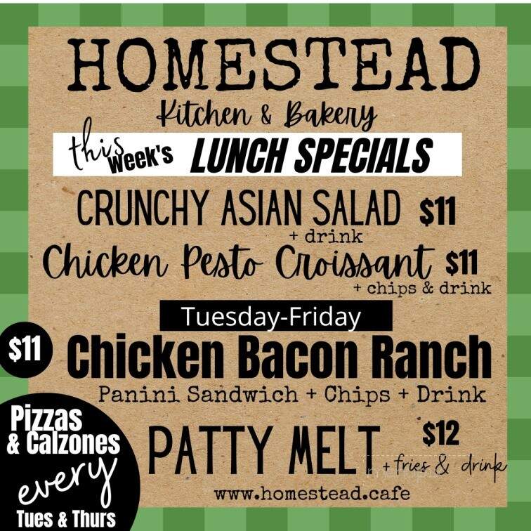 Homestead Kitchen & Bakery - Baldwin City, KS