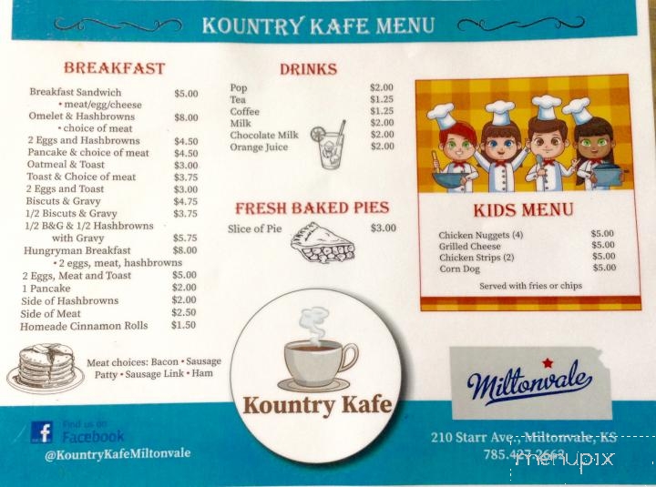 Kountry Kafe - Miltonvale, KS